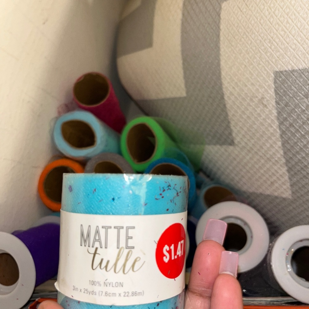 12 Rolls | Tulle Fabric
